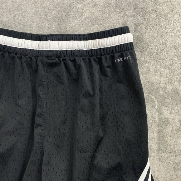 Jordan Dri-Fit Diamond Shorts Men's Size XL Black White DH9075 Workout Gym 6” - Picture 11 of 11